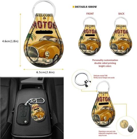 مجموعة إكسسوارات السيارة الداخلية من WELLFLYHOM للرجال والنساء، طباعة Van Gogh Starry Night، أغطية مقاعد السيارة الأمامية والخلفية + أغطية عجلة القيادة + غطاء حزام الأمان + حامل أكواب + سلاسل مفاتيح تلقائية in Kuwait