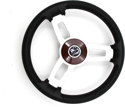 WH003Pro 13-1/2 Inch Aluminum Alloy Three Spoke Marine Boat Steering Wheel in Kuwait