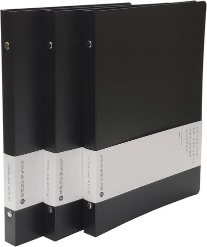 3 عبوات A5 A6 B5 غطاء حلقة دائرية 6 حلقات 9 حلقات PVC أغطية قابلة لإعادة الملء دفتر فضفاض أوراق الموثق حامي (الورق الداخلي غير متضمن A5) in Kuwait