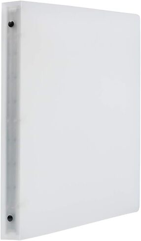 غلاف JAM PAPER Frosted مقاس 0.75 بوصة - غلاف شفاف مكون من 3 حلقات - يُباع بشكل فردي in Saudi Arabia
