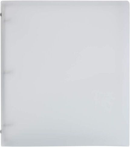 غلاف JAM PAPER Frosted مقاس 0.75 بوصة - غلاف شفاف مكون من 3 حلقات - يُباع بشكل فردي in Saudi Arabia