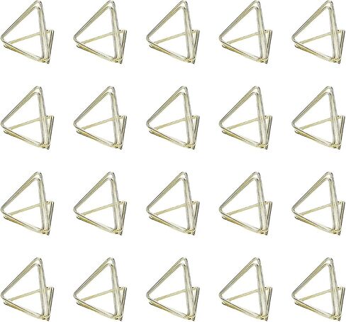 20pcs Mini Place Card Holders Metal Wire Menu Memo Clips Photo Holder Small Table Number Holders Pictures Cards Stand Clips for Wedding Birthdays Anniversary Party - Heart-shaped Gold in Saudi Arabia