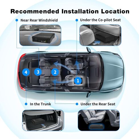 ATOTO CS-101SW مضخم صوت سيارة نحيف يعمل بالطاقة مقاس 10 بوصات مع أمبير مدمج، مضخم صوت مدمج تحت المقعد، صوت سيارة 400 وات مع مدخلات منخفضة وعالية المستوى، جهاز تحكم فرعي عن بعد in Kuwait