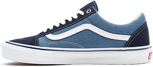 حذاء Vans الرياضي Skate Old Skool للرجال، أزرق داكن/أبيض، مقاس 8.5 in Saudi Arabia