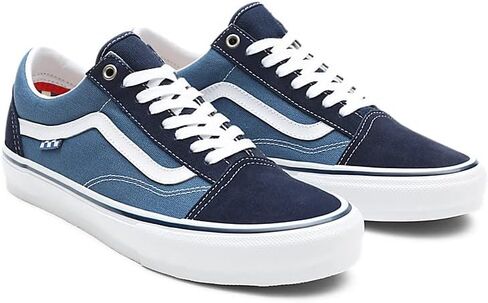 حذاء Vans الرياضي Skate Old Skool للرجال، أزرق داكن/أبيض، مقاس 8.5 in Saudi Arabia