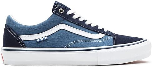 حذاء Vans الرياضي Skate Old Skool للرجال، أزرق داكن/أبيض، مقاس 8.5 in Saudi Arabia
