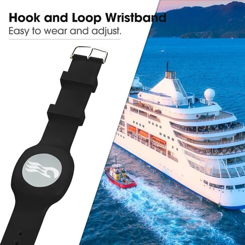 BlackPro for Princess Cruise Medallion Holder Bracelet, Wristband with Holder for Carnival Ocean Medallion, Cruise Essential for Girls Boys Women Medium Size in Kuwait