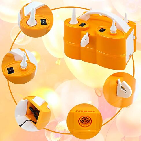 Growsun Electric Balloon Pump Garland Arch Kit with Pump 100V 600W Air Inflator w/Balloons Tape Strip for Party Decoration in Saudi Arabia