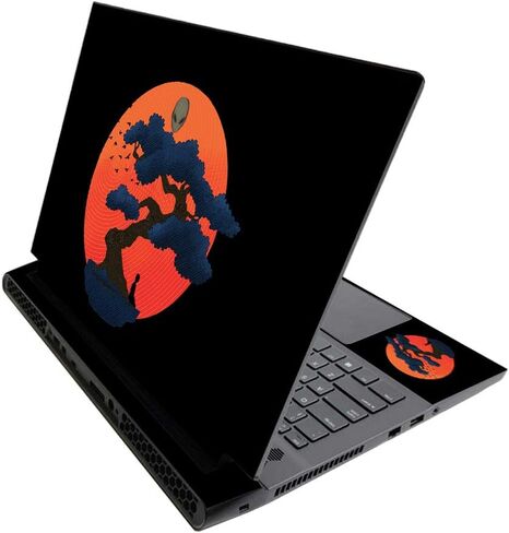 MightySkins Skin for Alienware M17 R3 (2020) & M17 R4 (2021) - American Gothic Pop | Protective Viny wrap | Easy to Apply and Change Style | Made in The USA in Kuwait