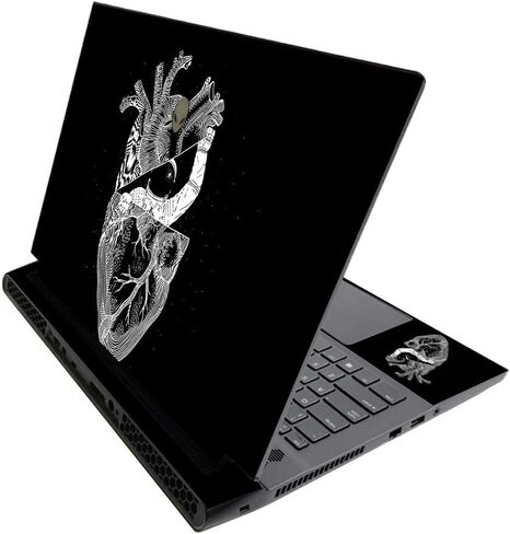 MightySkins Skin for Alienware M17 R3 (2020) & M17 R4 (2021) - American Gothic Pop | Protective Viny wrap | Easy to Apply and Change Style | Made in The USA in Kuwait