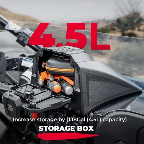 KEMIMOTO Electronic Device Holder GPS Holder Phone Mount with Storage Box Compatible with 2022-2024 CFMOTO ZForce 950 HO EX/ 2020-2022 ZForce 950 Sport Accessories Adjustable Navigator Tablet Mount in Saudi Arabia