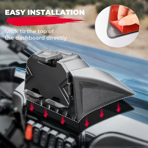 KEMIMOTO Electronic Device Holder GPS Holder Phone Mount with Storage Box Compatible with 2022-2024 CFMOTO ZForce 950 HO EX/ 2020-2022 ZForce 950 Sport Accessories Adjustable Navigator Tablet Mount in Saudi Arabia