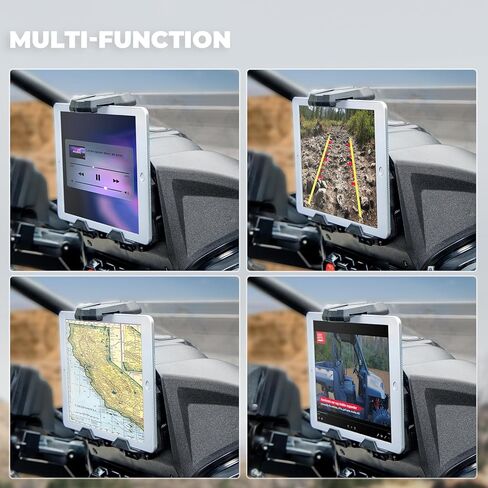 KEMIMOTO Electronic Device Holder GPS Holder Phone Mount with Storage Box Compatible with 2022-2024 CFMOTO ZForce 950 HO EX/ 2020-2022 ZForce 950 Sport Accessories Adjustable Navigator Tablet Mount in Saudi Arabia