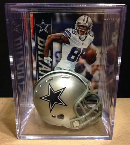 Dallas NFL Helmet Shadowbox w/Dez Bryant card in Saudi Arabia