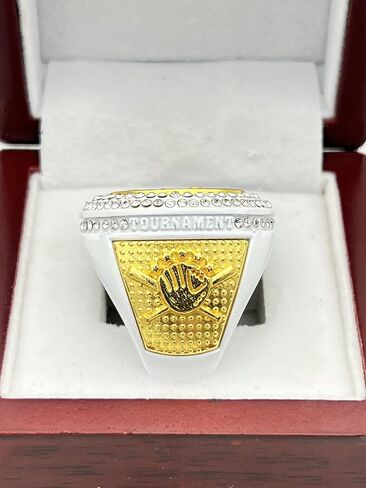 خواتم رياضية مخفضة، Softball Batter CHAMPION RING - جائزة اللاعب، ألوان متنوعة وأحجار كريمة (وردي) in Kuwait