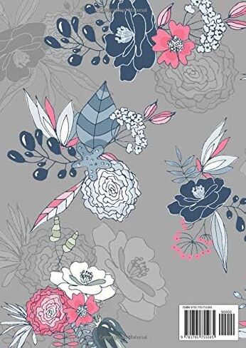 Address Book with Tabs: A4 Large Contact Notebook Organizer with Alphabetical Index | Cute Flower Shadow Design Gray in Saudi Arabia