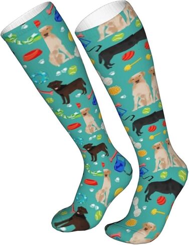 Chegna Labrador Retriever Toys Dog Dogs Dog Black Lab Yellow Lab Chocolate Lab Dog Dog Desig جوارب ضغط للنساء والرجال الدورة الدموية 15-20 مم زئبق هو أفضل دعم للجري الرياضي وركوب الدراجات in Kuwait