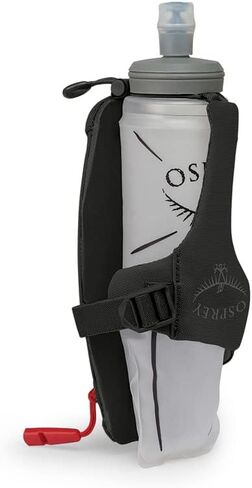 Osprey Duro Dyna Handheld Water Bottle with Hydraulics Soft Flask for Running, Dark Charcoal Grey in Saudi Arabia