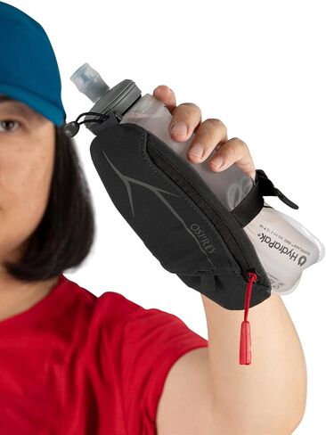 Osprey Duro Dyna Handheld Water Bottle with Hydraulics Soft Flask for Running, Dark Charcoal Grey in Saudi Arabia