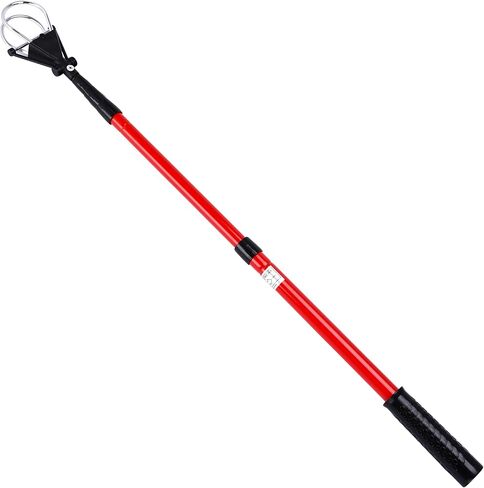 Effekt Manufaktur Premium Telescope Golf Ball Retriever 23''L - أسود وأحمر - أداة التقاط ألومنيوم متعددة الأغراض مع قبضة مريحة - متعددة الاستخدامات للجولف وقرص الجولف، وقفاز الجولف in Kuwait