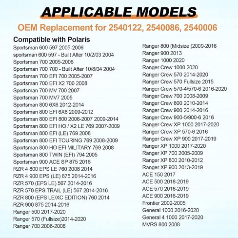 1 PCS Oil Filter 2540122 2540086 Compatible with Polaris Ranger 570 700 800 900 1000 Crew XP RZR 570 800 900 1000 Sportsman 600 700 800 General 1000 RZR S 800 RZR 4 800 900 ACE 500 570 900 in Saudi Arabia