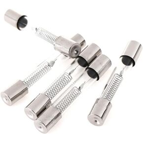 5 Pcs Silver 5KV 0.9A Microwave Oven Protection High Voltage Fuse Tube Parts Accessories (6x40mm)