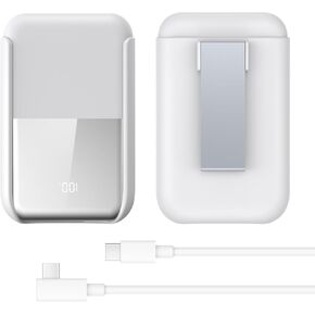 10,000mAh Clip-On Battery Pack Compatible with Quest 3/3S/2, Lightweight and Portable VR Extend Power Accessories for Extra 4-6H Playtime