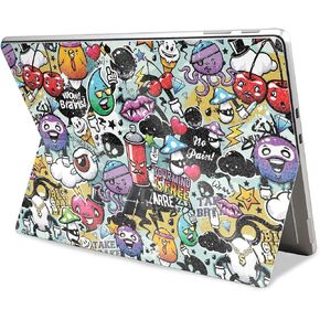 Glossy Glitter Tablet Skin Compatible with Microsoft Surface Pro 11 (2024) - Oddballs - Premium 3M Vinyl Protective Wrap Decal Cover - Easy to Apply | Crafted in The USA by MightySkins