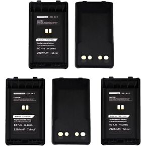 (5pcs) بطارية استبدال FNB-V130LI لـ VX-351 ، VX-354 ، VX-359 ، FNB-V130LI-UNI بطارية راديو 2200mAh/7.4V LI-ION