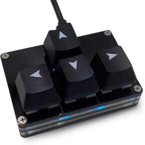 لوحة مفاتيح مفتاح مفتاح لوحة مفاتيح مفاتيح مفتاح مفتاح مفتاح Mini Mini مفتاح ، لوحة مفاتيح مفتاح USB-C القابلة للبرمجة ، USB-C قابلة للبرمجة للعمل أو الألعاب (الأسود ، الأسهم Keycaps 2) in Kuwait