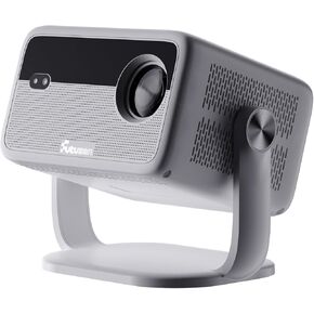 【Auto Image Setup & 600 ANSI】1080P Projector with WiFi and Bluetooth, 360°Adjustable Stand Ceiling Projector for Bedroom, Portable Outdoor Movie Projector for iPhone/TV Stick/HDMI/USB/Laptop/PS5