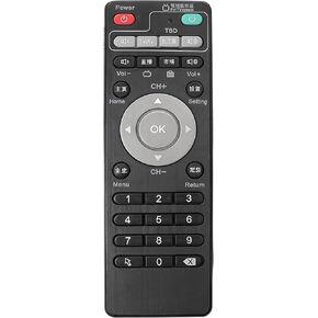 جهاز التحكم عن بُعد لـ Unblock TV Box Tech Ubox Smart TV ، متوافق مع Gen 1/2/3/4/5 UPRO/S800 +/S800/S900 ، التعلم عن بُعد لـ Set-Top Box Universal (أسود)
