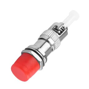 QIANRENON ST Male to FC Female Simplex Fiber Optic Connector Adapter ST/UPC to FC/UPC SM 9/125μm Hybrid Fiber Optic Converter Socke for Optical Power Meter Red Light Pen FTTH Patch Cord Pigtail