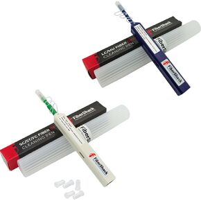 Fiber Optic Cleaning Pen Bundle. SC Fiber Cleaner & LC Fiber Cleaner - with Protection case
