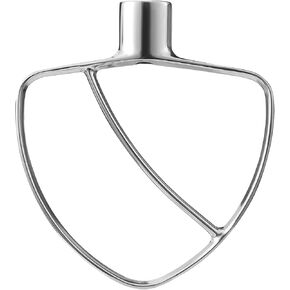 6 QT Flat Flater لخلاط KitchenAid ، مرفق مضرب مسطح من الفولاذ المقاوم للصدأ لـ Kitchenaid 5.5-6 Quart Bowl-Lift Mixers ، نماذج نماذج KV25G0X ، KP26M1X ، PRO 600 Series
