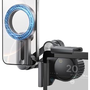 Tesla Phone Mount for Model Y Accessories 2025, No Glue Required with Suction Cup, Strongest Magnetic Tesla Phone Holder for Model 3 Accessories, for MagSafe Car Mount Fits for iPhone 16 Pro Max 15 14