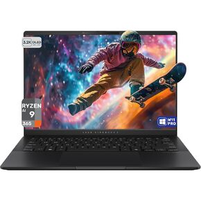 ASUS Vivobook S14 Copilot+ Laptop, AMD Ryzen AI 9 365, 24 GB LPDDR5X RAM, 2 TB PCIe SSD, 14" OLED 3K (2880x1800) 120Hz Display, AMD Radeon 880M, RGB Backlit Keyboard, W11 Home, Neutral Black in Kuwait