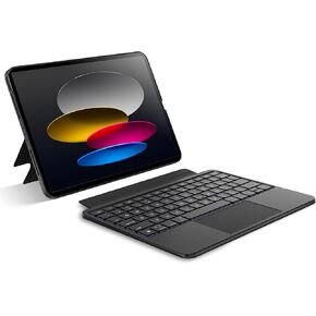 Detachable Keyboard Case for iPad 11th 2025 (A16) & iPad 10th Generation 2022 (10.9-inch): Magnetic & Slim & Round Protective Cover with Trackpad, RGB Backlight