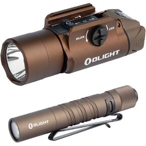 OLIGHT PL Turbo 800-Lumen 515 Meters Long-Range Tactical Light Bundles I3T EOS Dual-Output Slim EDC Flashlight