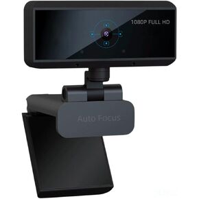 Full HD 1080P Webcam - Webcam for Pc - Auto Focus Webcams - Wide Angle Camera with Built-in Dual Mic for Laptop Computer or Desktop PC, Great for Live Streaming, Calls, Video Conferencing