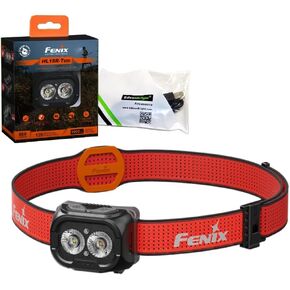 Fenix HL18R-T V2 USB Rechargeable 800 Lumen LED Jogging/Trail Running headlamp with EdisonBright USB Charging Cable Bundle