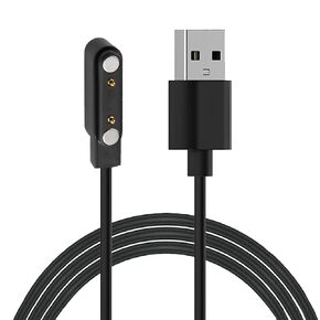 [1-Pack, Test] for Ticktalk 5 Smart Watch Charger Magnetic Charging Cable Replacement Smartwatch Rapid Charger (Black)