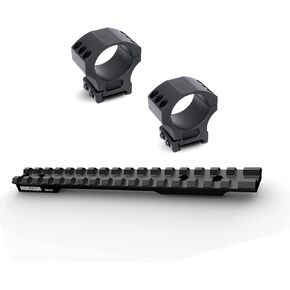 Monstrum Picatinny Rail Mount for Remington 700 | 0 MOA | Long Action | Precision Picatinny Scope Rings | 30 mm Diameter/High Profile | Bundle