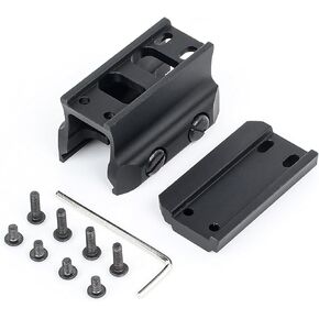 Red Dot Sight Riser Mount Picatinny Optic Scope Mount for T1 T2 H1 H2 M5 MRO