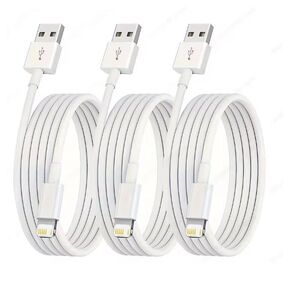 3 Pack Charging Cables 6ft, i Phone Chargers, Lightning Fast i Phone Charging Cord for i Phone 14/13/12/11/X/8/7, i Pad