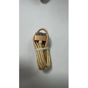 iPhone 4s Cable USB Sync and Charging Cable for iPhone 4 4s 3G 3GS iPad 1 2 3 iPod Touch Nano 30 Pin Charger Cord Dock Adapter Data 3.3 Feet (Gold)