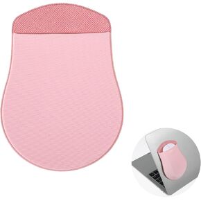 Mouse Holder for Laptop Universal Stick-On Mouse Pouch for Laptop, Reusable Adhesive Mouse Pockets for Wireless Mouse, Computer Office Home