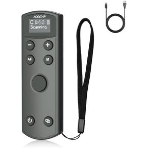 AODELAN Rechargeable Wireless Shutter Release for Canon Camera Remote Control Zoom Focus Compatible with R50,G7X Mark III,R6 Mark II,R5,R6,R7,M6 Mark II,M200,M50,90D,200D,Replace Canon BR-E1(Black
