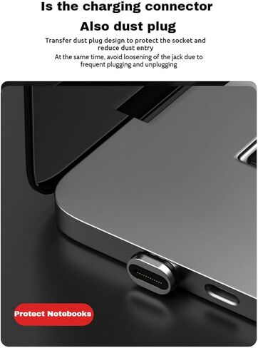 تم ترقية USBC المغناطيسي إلى محول USB C ، 140W PD الشحن السريع ، Thunderbolt 4 Type-C 4.0 Extender ، 40gpgs ، 24 PIN ، الكوع 90 درجة للكمبيوتر المحمول ، MacBook Pro Air (USB C Extender) in Kuwait