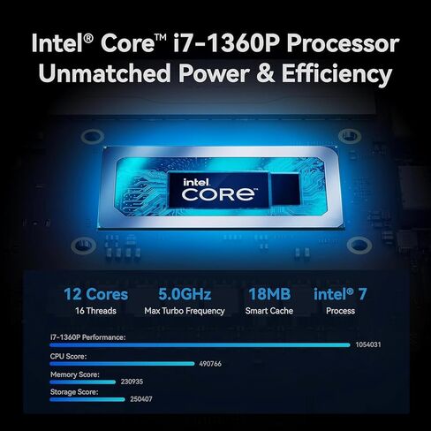Khadas Mind 1 Mini PC ، Intel Core i7-1360p 5.0GHz Micro Computer مع بطارية ذات طابع سعة 5.55 ساعة ، 32 جيجابايت LPDDR5 ، 1TB PCIE 4.0 SSD ، BT5.3 ، WIFI 6E ، كمبيوتر محمول لمكتب العمل في المنزل التجاري in Kuwait